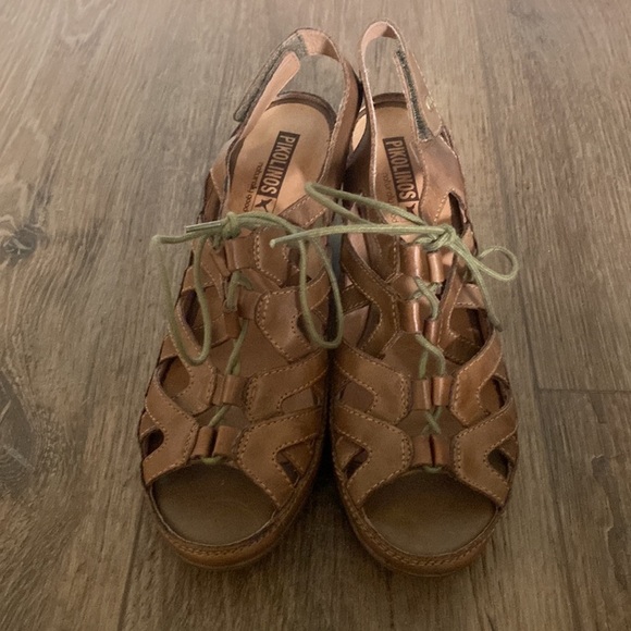 Pikolinos Women's Java Caged Sandal 37 US 6.5-7 artsy boho steampunk cottagecore - Picture 2 of 7